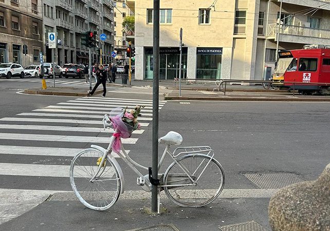 Ghost bike- Photo credit: Benedetta Damiani
